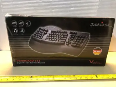Erogonomic split usb key board