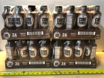 4 packs 12 bottles per pack core power chocolate protein shake exp:6/27/26