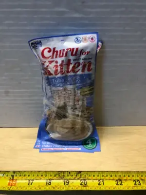 3 packs 4 tubes each pack churu for kitten treat exp:12/13/26