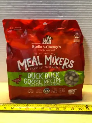 18oz freeze dried meal mixers dog food exp:2/16/27