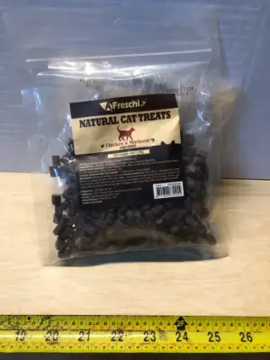 3 bags natural cat treats 6oz each exp:3/27