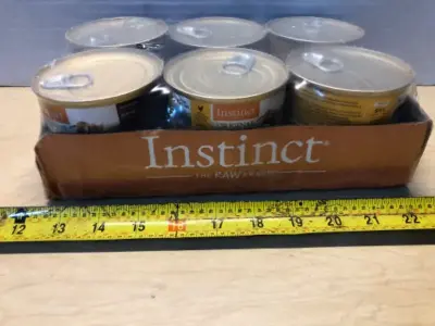 12 cans cat food exp:6/13/28