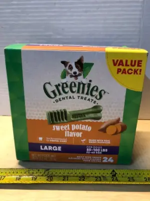 36oz greenies dental treats exp:12/25/29