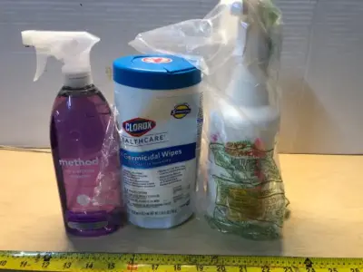 28oz method, 150 Clorox wipes, 1qt multipurpose cleaner