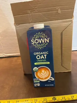 6ct box of sown organic creamer exp04/26