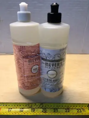 2 bottles 16oz mrs. Meyers dish soap