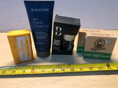 Bag of hygiene supplies