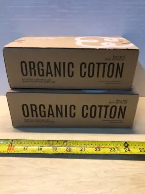 120count regular organic cotton liners, 96 count long liners