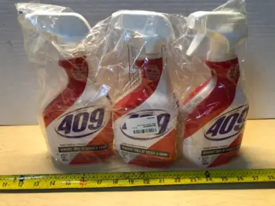 3 bottles 32oz 409 multisurface cleaner
