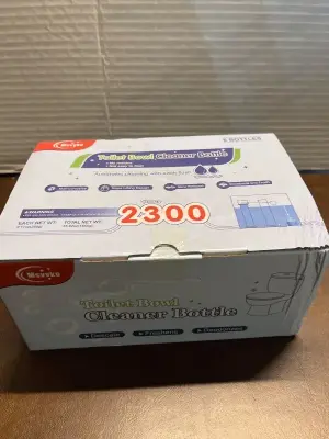 6 bottles toilet bowl cleaner