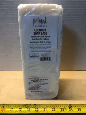 5lb coconut soap base