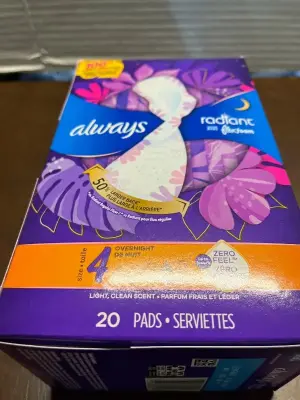 always radiant pads 20pk