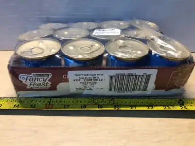 24 cans fancy feast cat food exp:12/27