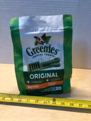 12oz greenies dental treats exp:3/26/29