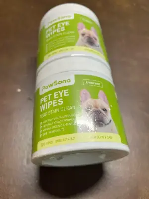 2ct pet eye wipes