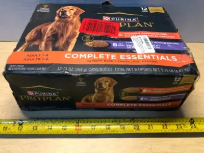 12 cans adult dog food exp:11/27