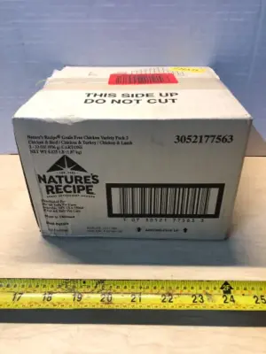 2 cartons 33oz natures recipe grain free pet food exp:7/16/27