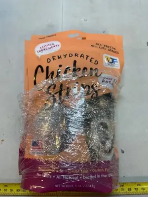 dehydrated, chicken strips  07/26