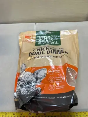 freeze dried chicken and quail dinner