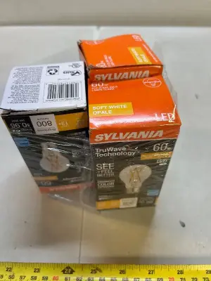 3 60 w led light bulbs