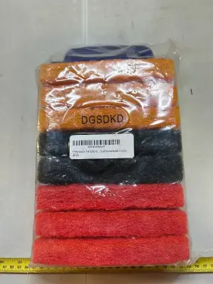 nine piece griddle sponges with handle