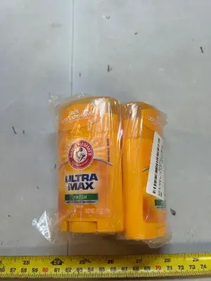 three pack of arm & hammer deodorant