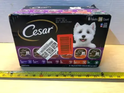 36 count Cesar dog food exp:7/27