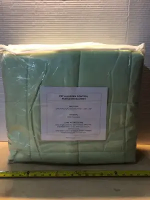 Light green king blanket