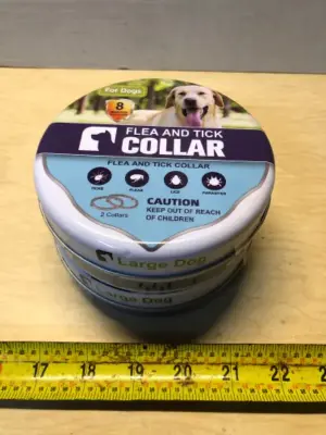 2pc large dog flea and tick collars