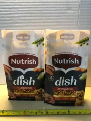 2 bags 3.75lb nutrish dog food exp:5/24/26