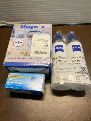 acid reducer, flying insect trap , lend car pack