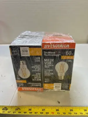 4 60 w LED lightbulbs