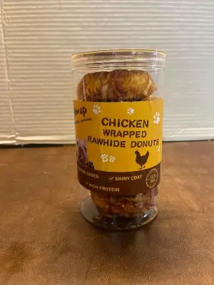 chicken wrapped raw hide donuts exp 04/27