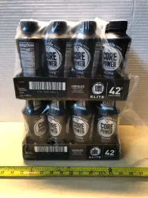 2 packs 12 bottles each core power elite chocolate protein shake exp:5/15/26