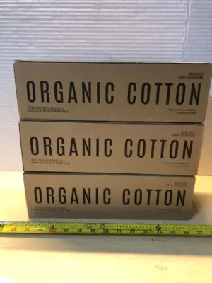 3 boxes organic cotton large pads with wings
