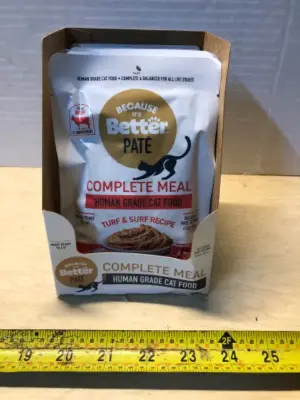 12 packs 2.6oz each human grade cat food exp:10/30/28