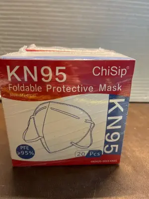 2ct foldable protective mask