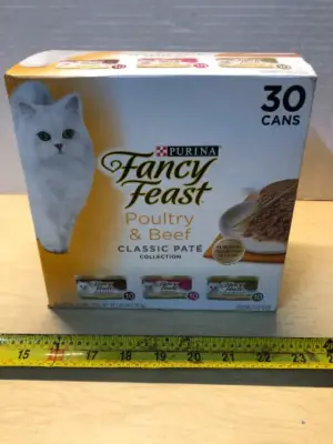 30 cans fancy feast exp:7/26