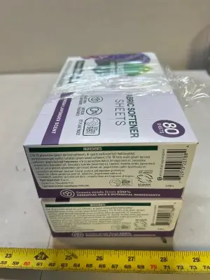 2 80 packs lavender dryer sheets