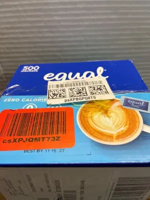 equal sugar packets