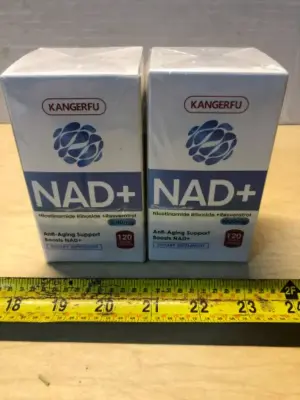 2 boxes 120 capsules each NAD+ anti aging  support exp:1/18/27