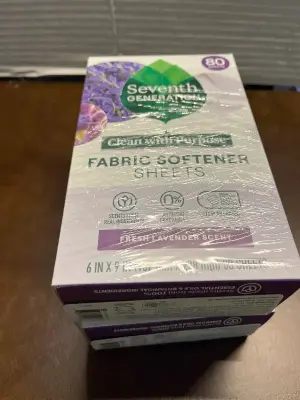 2ct seventh generation fabric sheets
