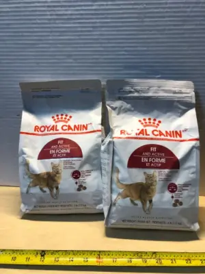 2 bags royal canin fit and active cat food exp:5/15/26