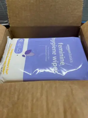 4ct box of feminine hygiene wipes