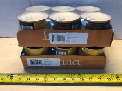 2 packs 12 cans per pack instinct cat food exp:6/13/28