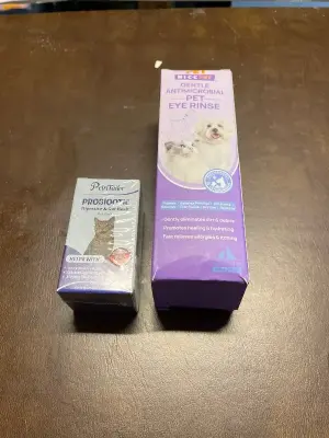 probioitic digestive & gut health for cats , pet eye rinse