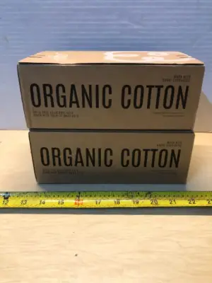 2 boxes organic cotton long liners