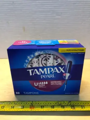 32 tampons tampax pearl