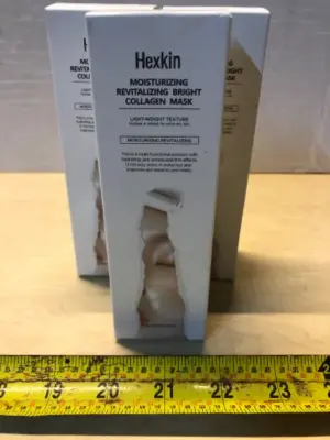 3 boxes Hexkin moisturizing revitalizing bright collagen mask