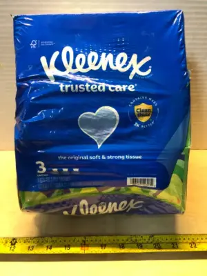 3 boxes Kleenex